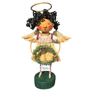 Seasons Greetings Angel Figurine by Lori Mitchell - Quirks!