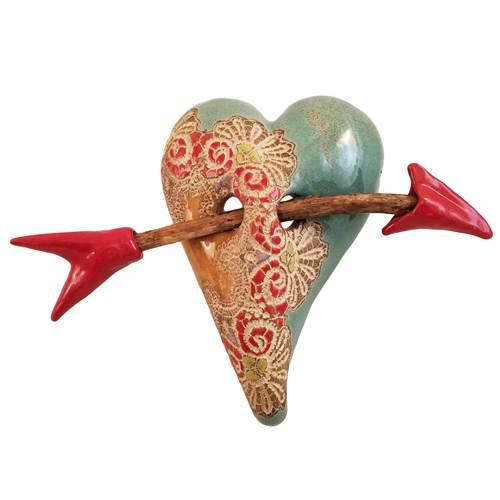 Secret Valentine Heart w/ Arrow by Laurie Pollpeter Eskenazi - Quirks!