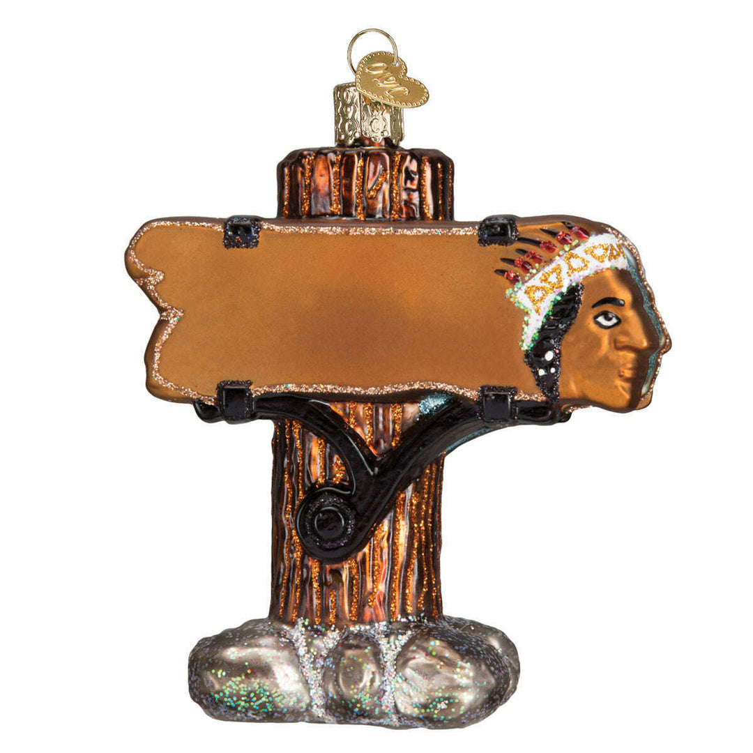 Old World Christmas Sequoia National Park Blown Glass Ornament