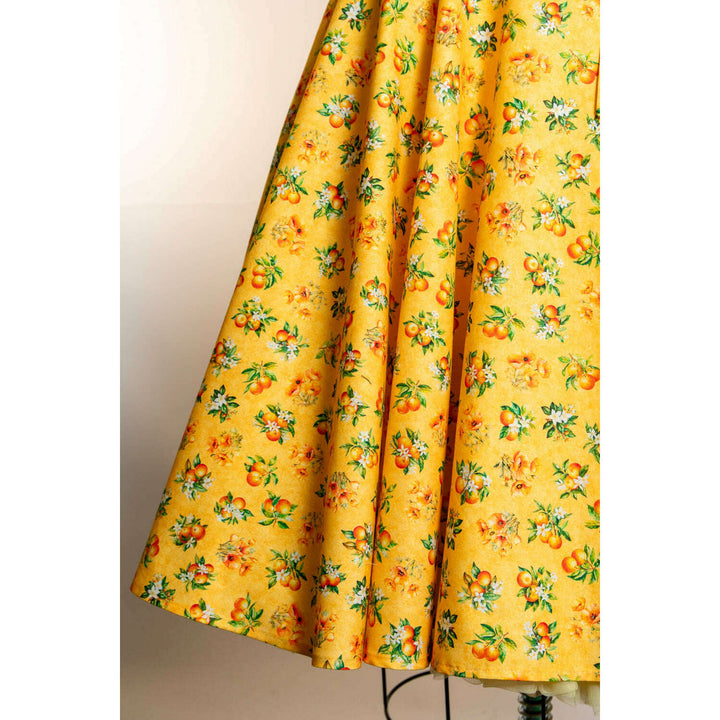 Serena Swing Dress- Orange County, Sunshine