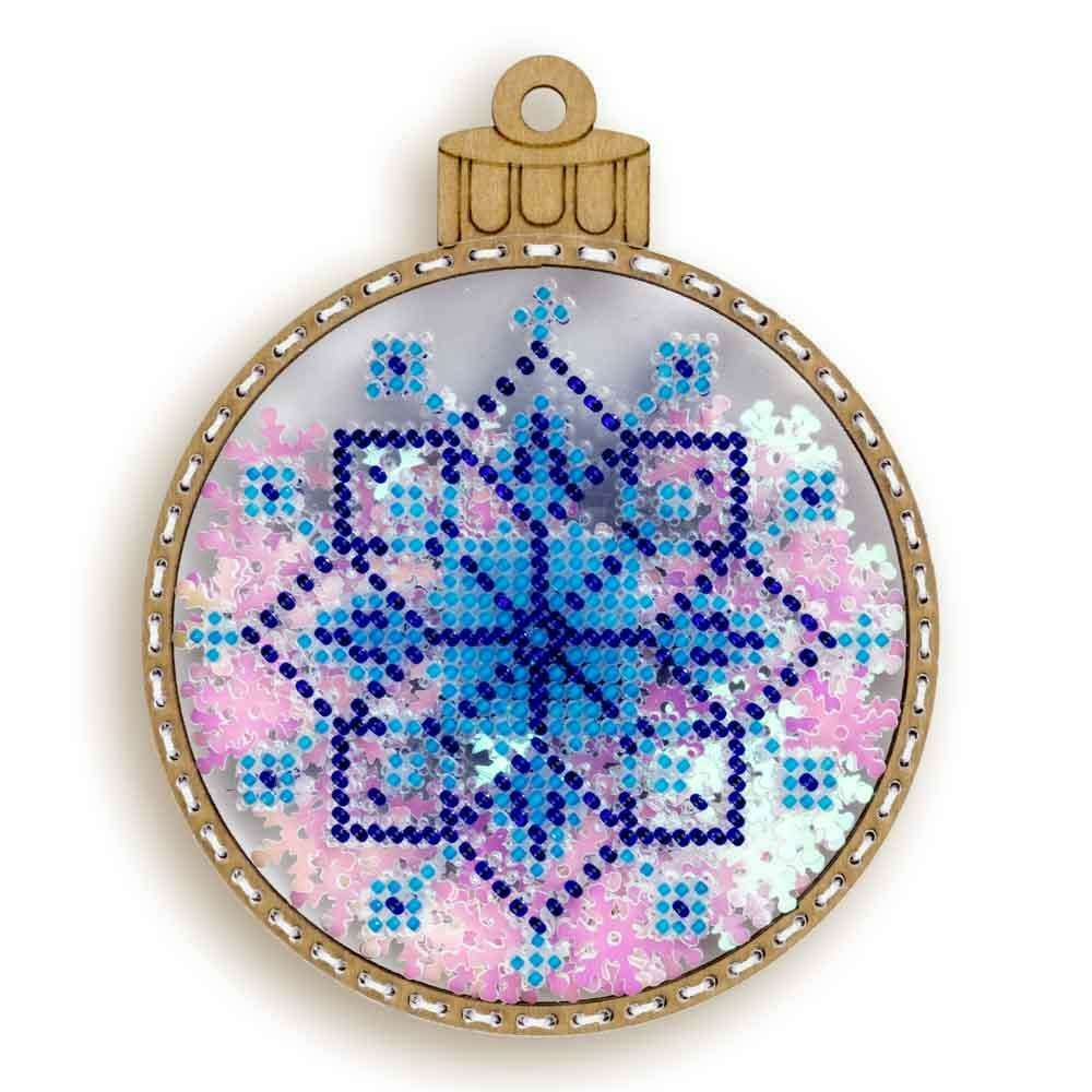 Set for embroidery with beads on a plastic base FLPL-063