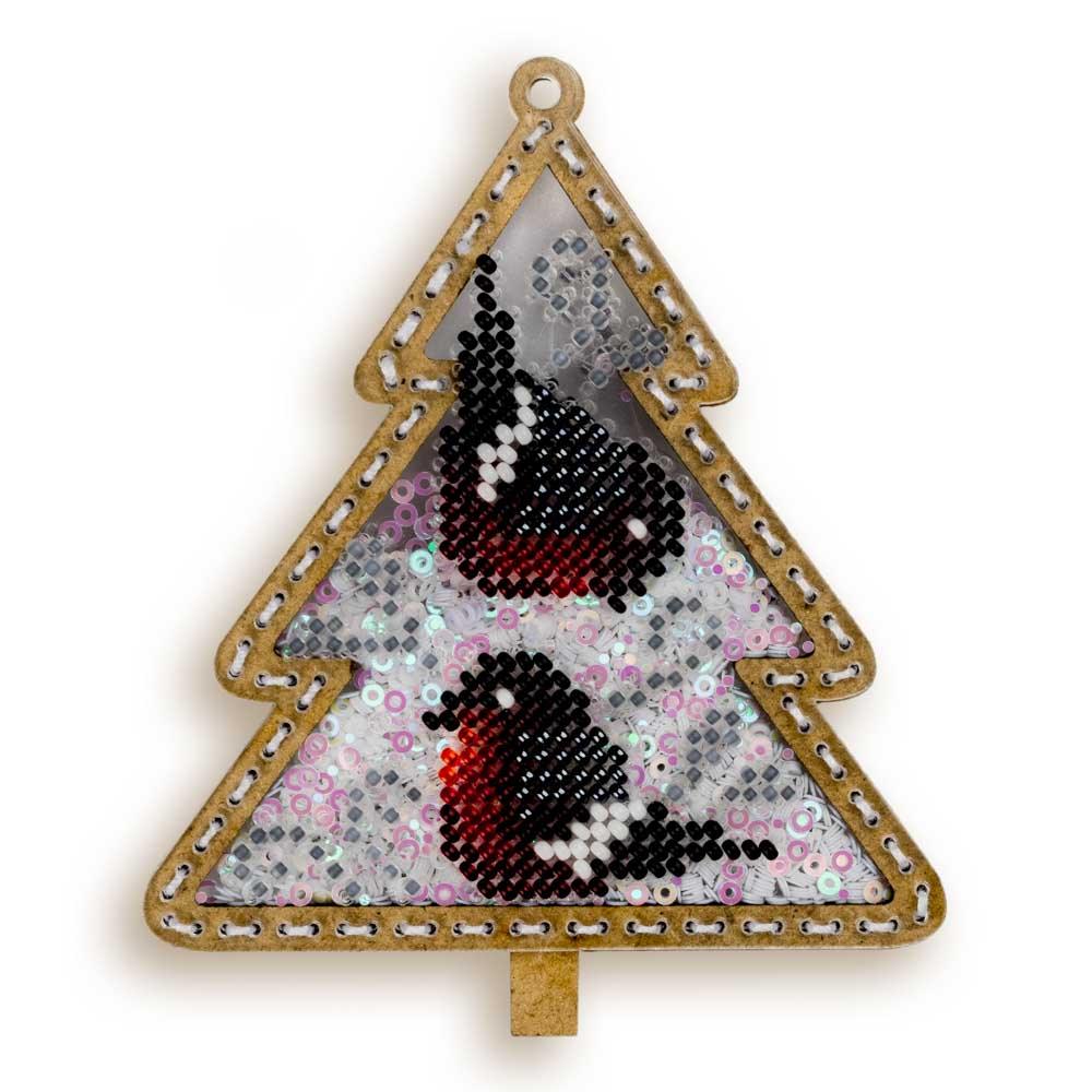 Set for embroidery with beads on a plastic base FLPL-068