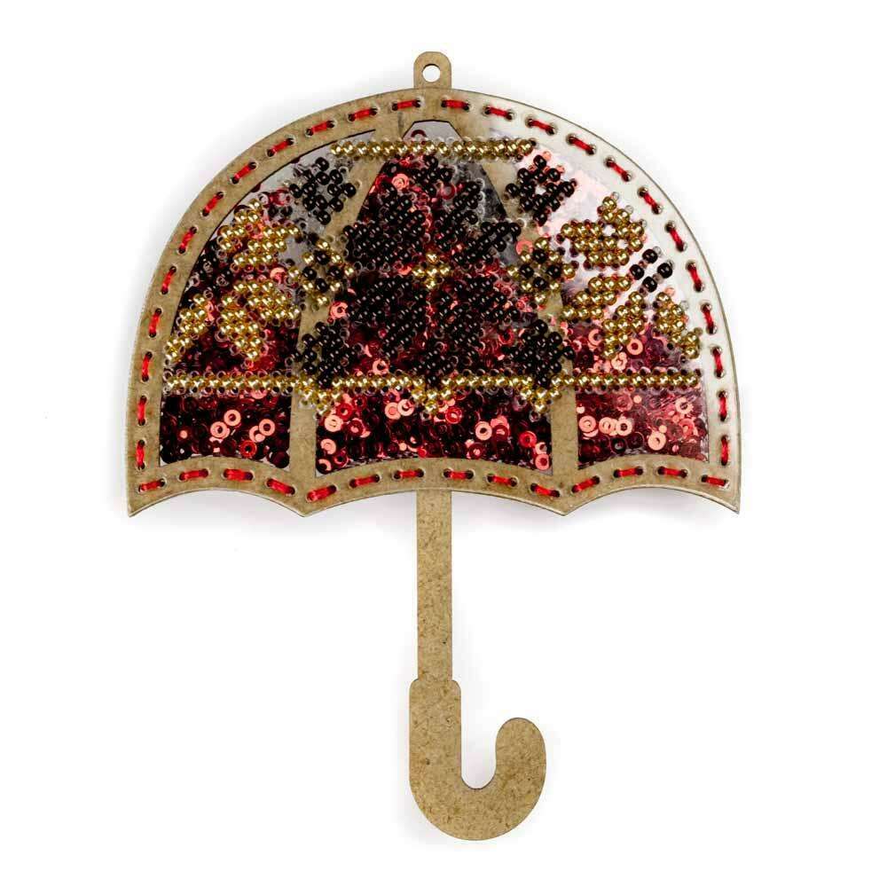 Set for embroidery with beads on a plastic base FLPL-072