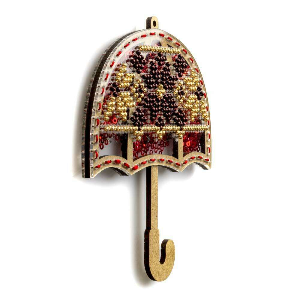 Set for embroidery with beads on a plastic base FLPL-072