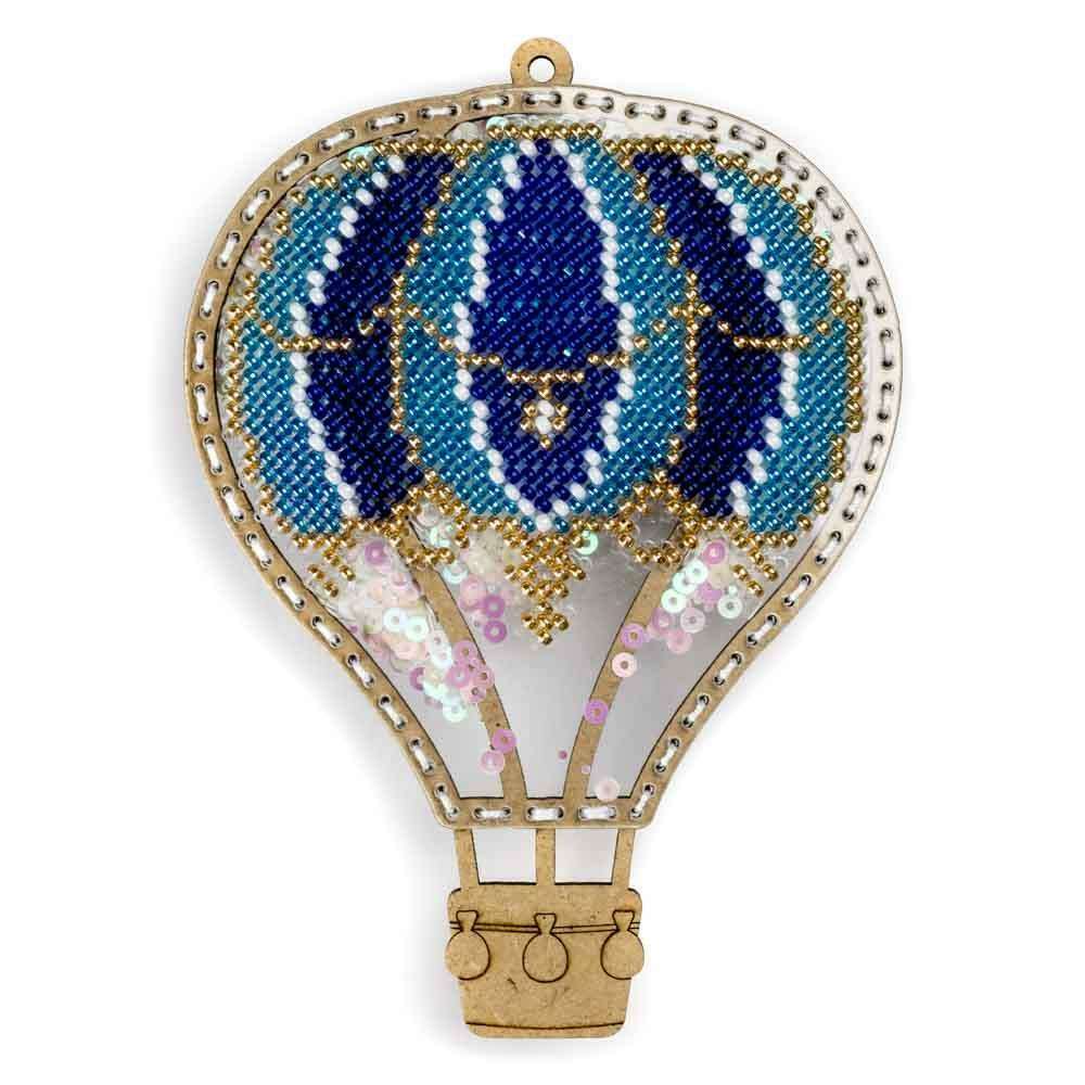 Set for embroidery with beads on a plastic base FLPL-074
