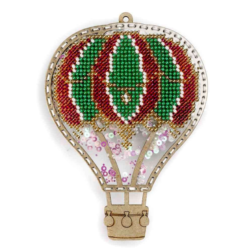 Set for embroidery with beads on a plastic base FLPL-075