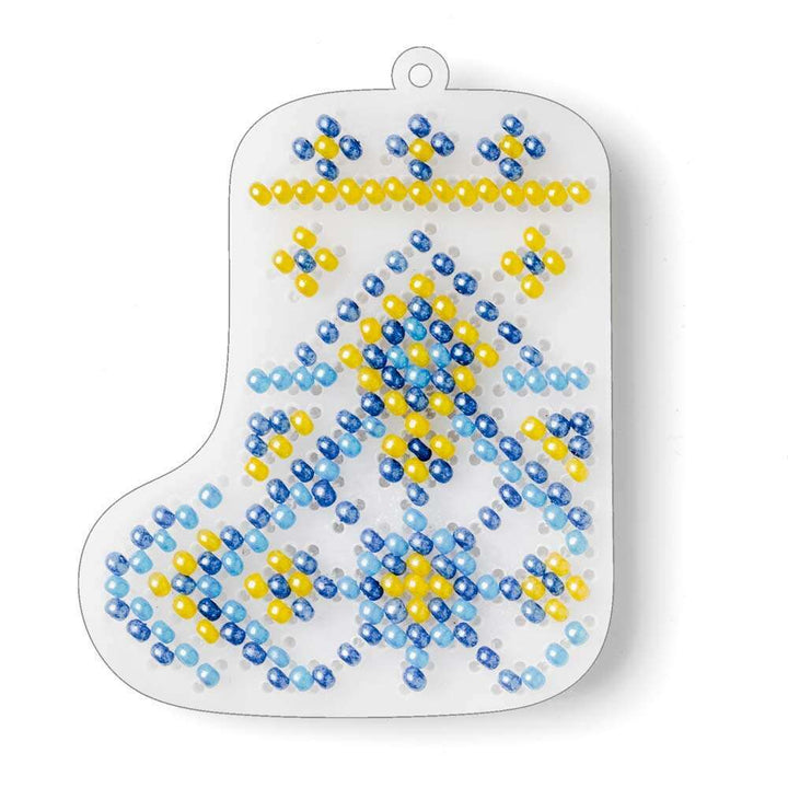 Set for embroidery with beads on a plastic base FLPL-095