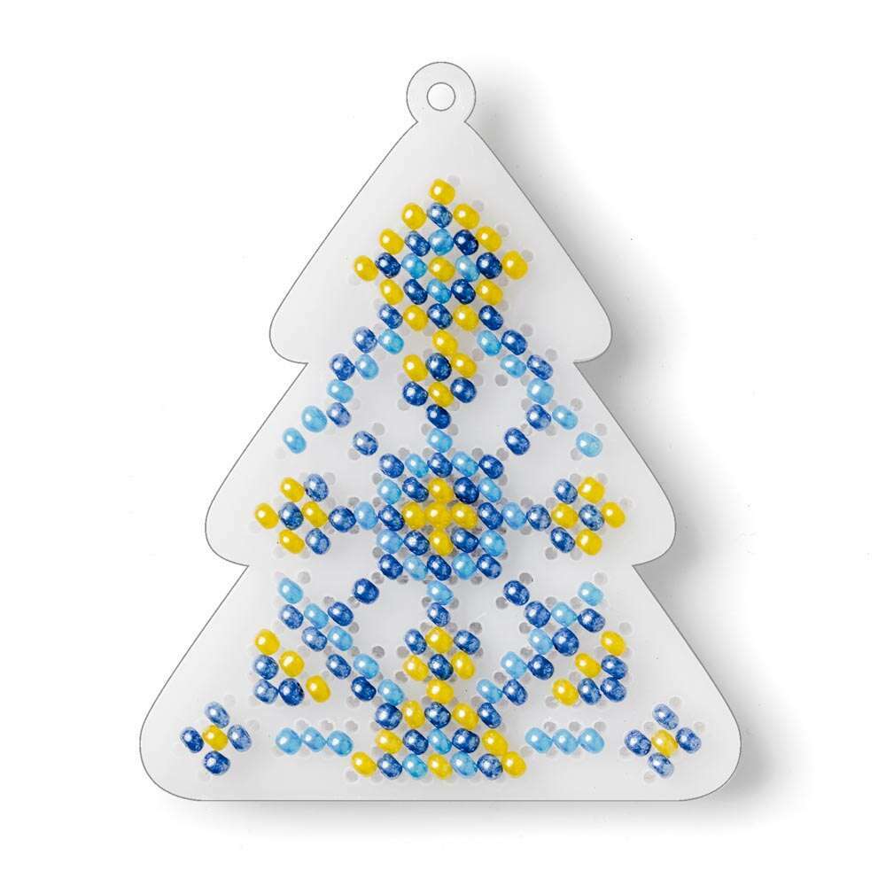 Set for embroidery with beads on a plastic base FLPL-095