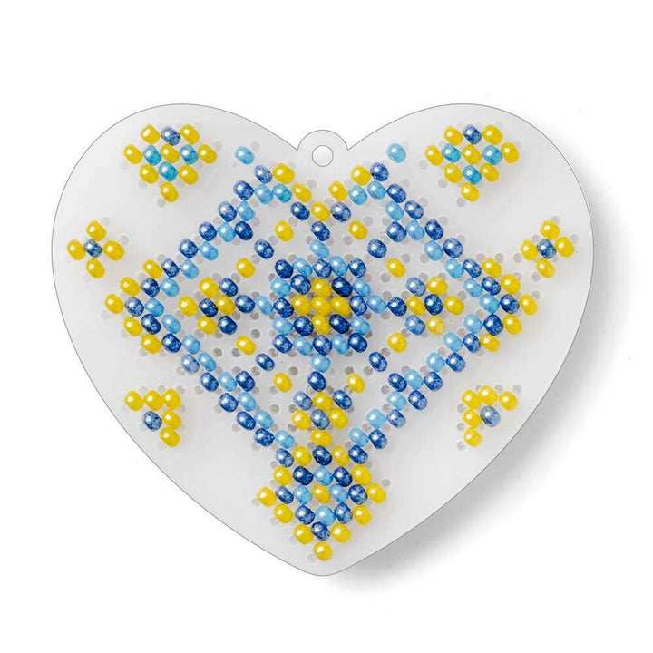 Set for embroidery with beads on a plastic base FLPL-095