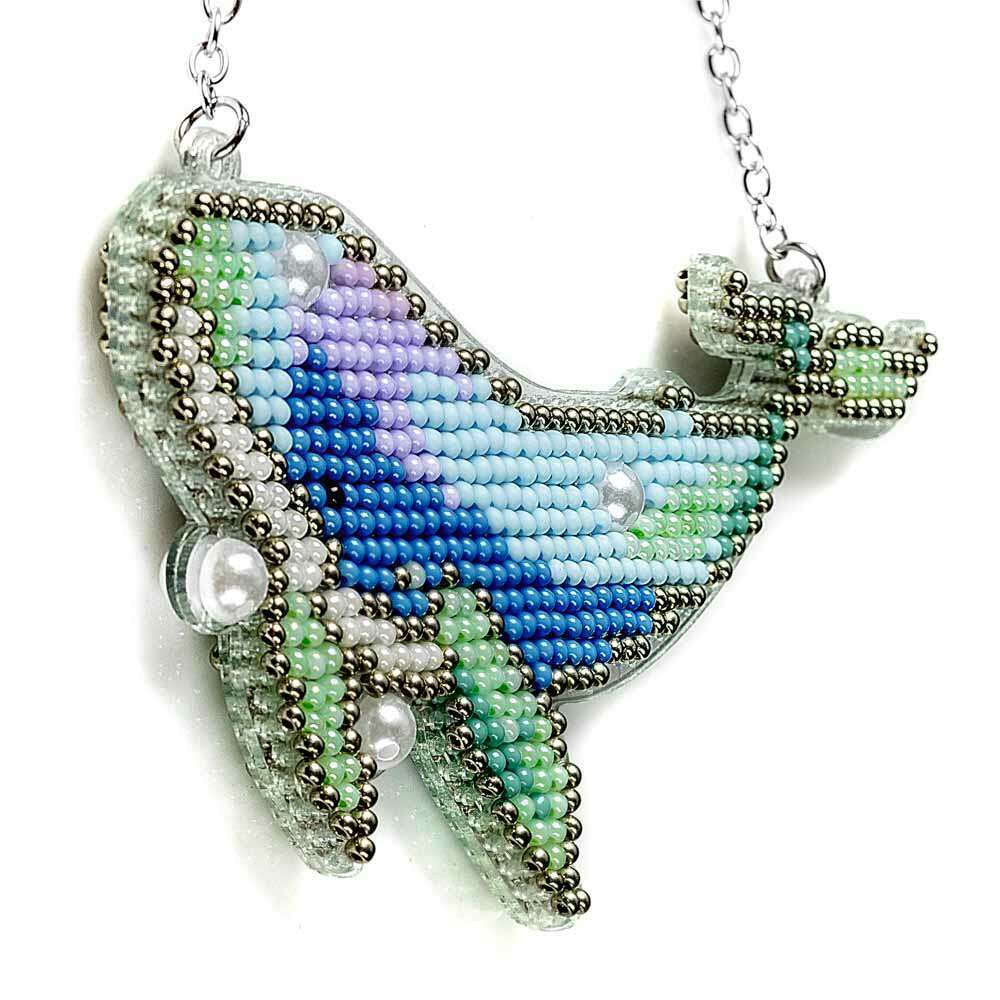 Set for embroidery with beads on a plastic base FLPL-097