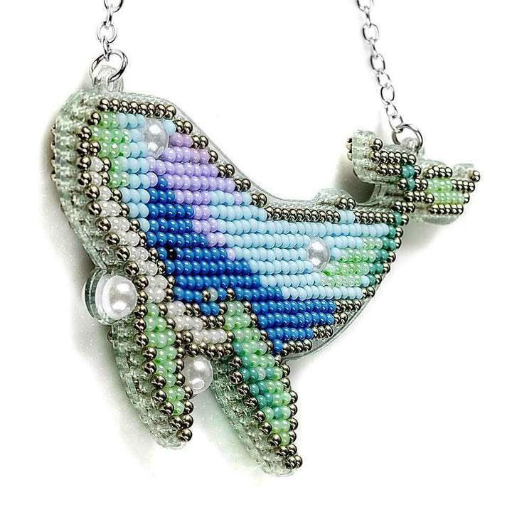 Set for embroidery with beads on a plastic base FLPL-097