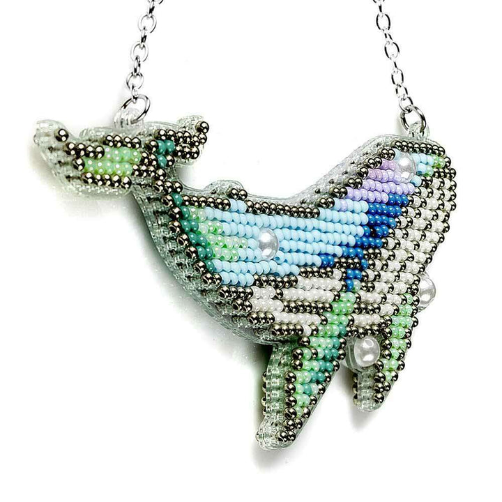 Set for embroidery with beads on a plastic base FLPL-097