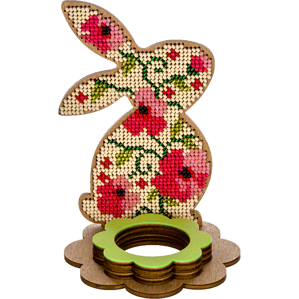 Set for embroidery with beads on wood FLK-267