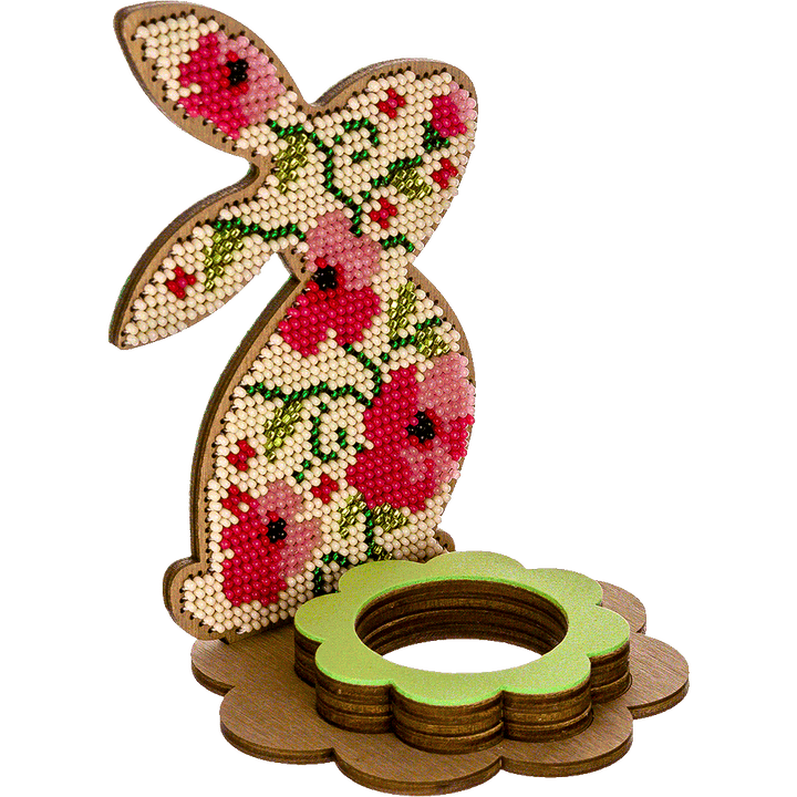Set for embroidery with beads on wood FLK-267