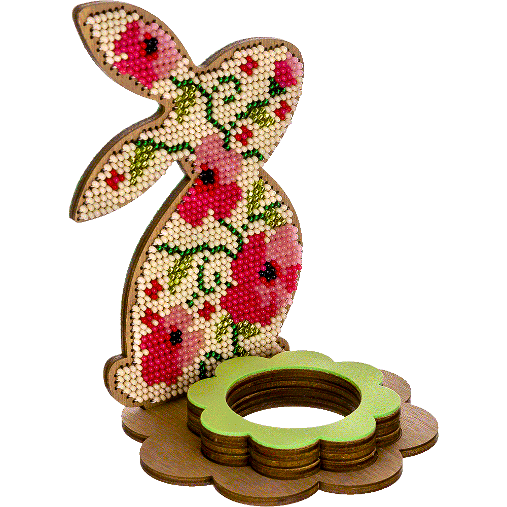 Set for embroidery with beads on wood FLK-267