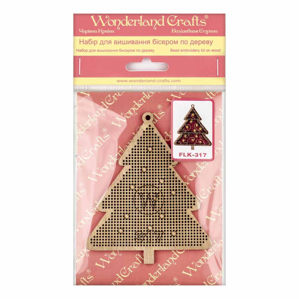 Set for embroidery with beads on wood FLK-317