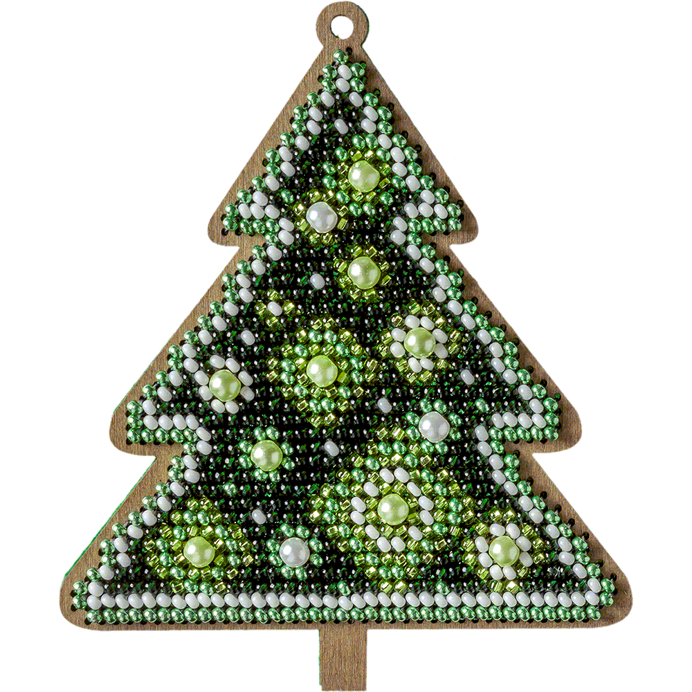Set for embroidery with beads on wood FLK-318