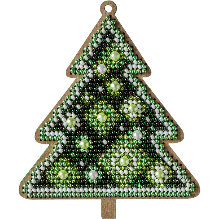 Set for embroidery with beads on wood FLK-318