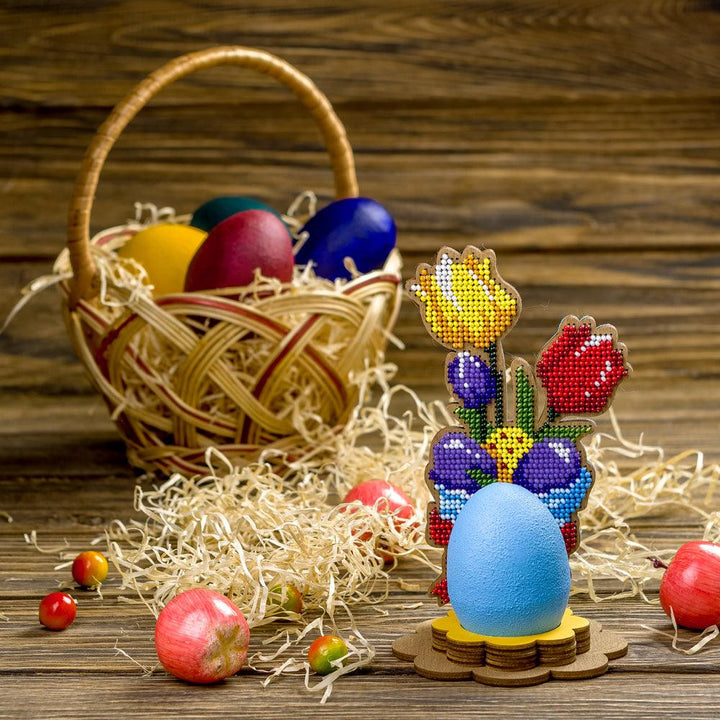 Set for embroidery with beads on wood FLK-329