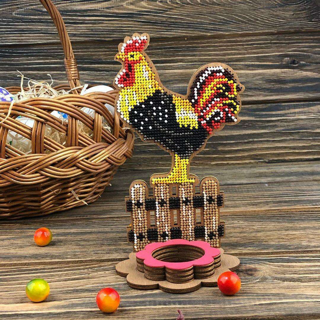 Set for embroidery with beads on wood FLK-333