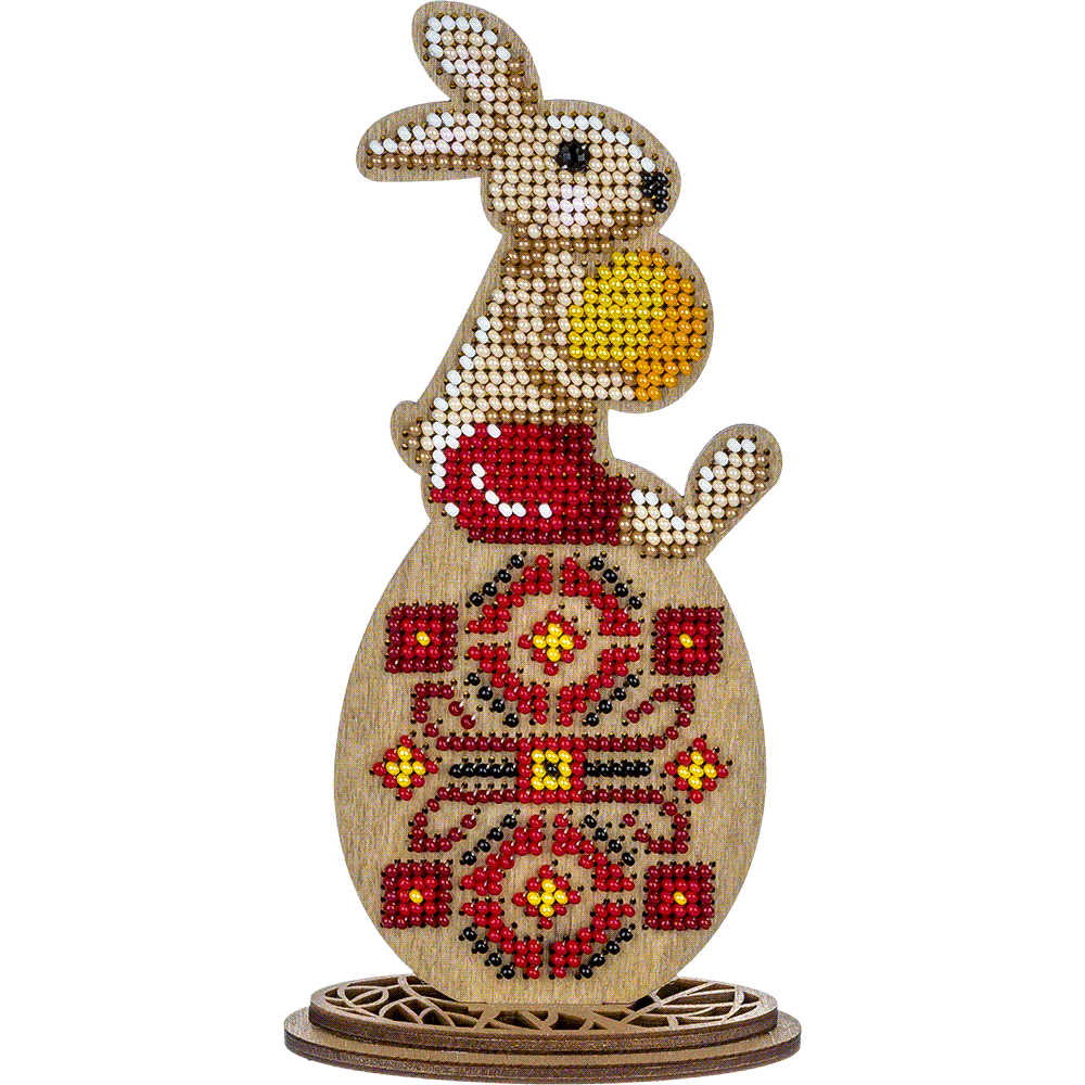 Set for embroidery with beads on wood FLK-430