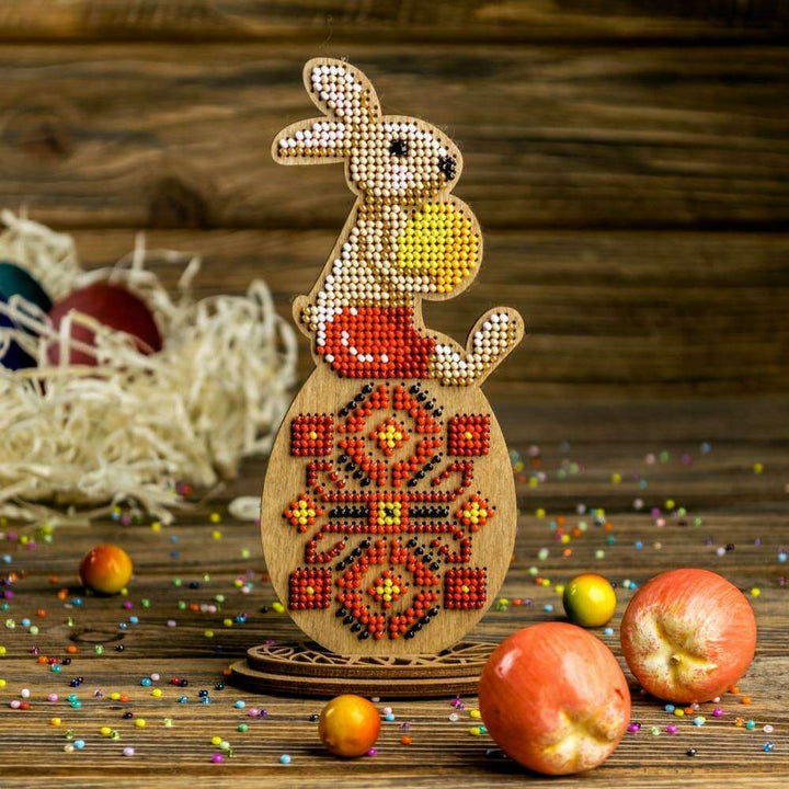 Set for embroidery with beads on wood FLK-430