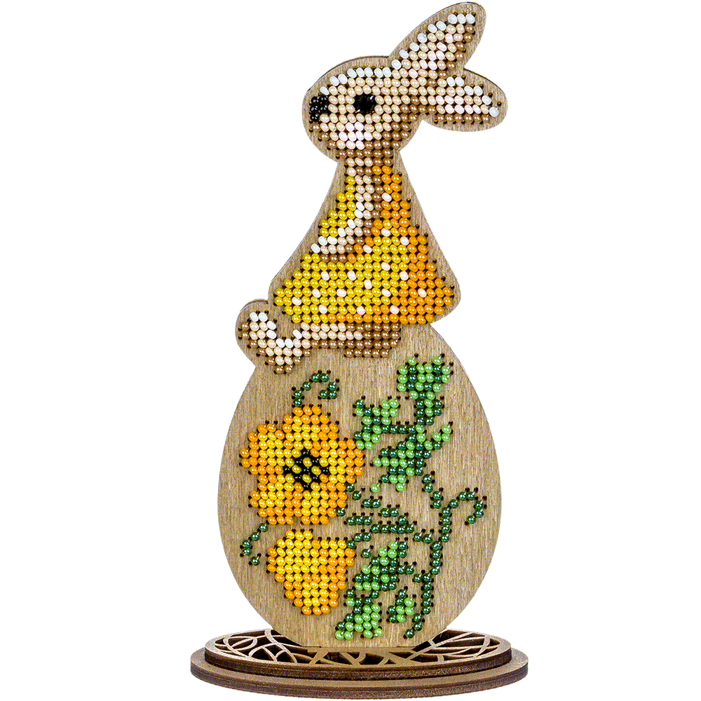 Set for embroidery with beads on wood FLK-431