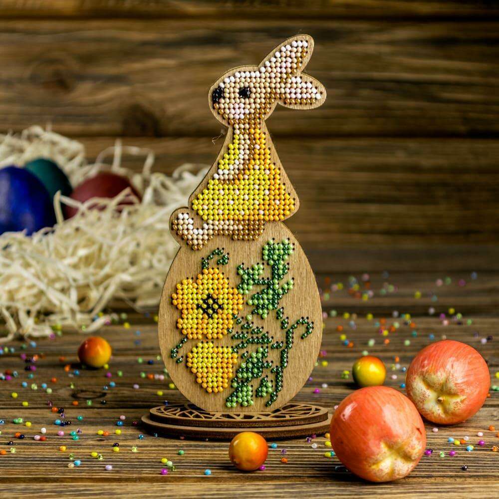 Set for embroidery with beads on wood FLK-431