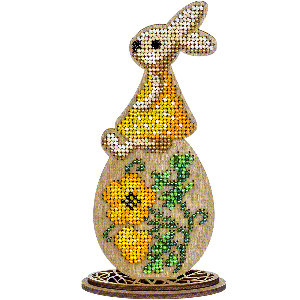 Set for embroidery with beads on wood FLK-431