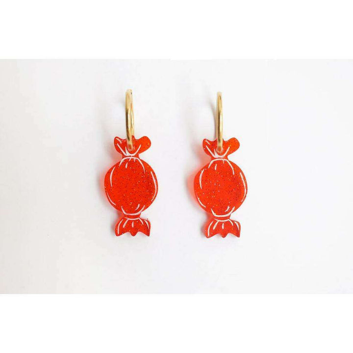 Set Of 4 Caramel Earrings by Laliblue 5