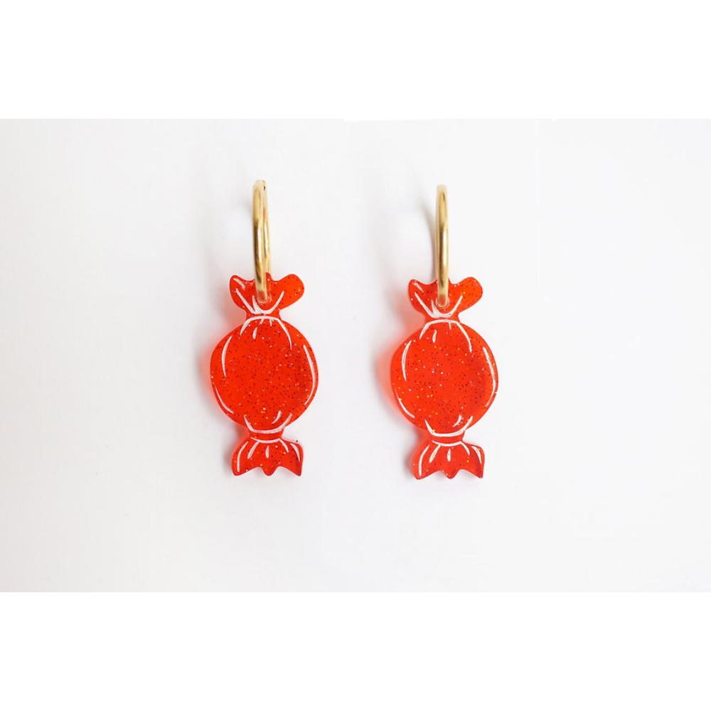 Set Of 4 Caramel Earrings by Laliblue 5