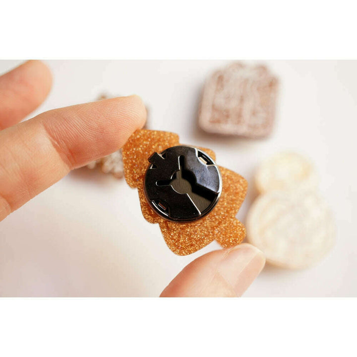 Set of 4 Gingerbread Cookie Button Covers by Laliblue – view 5
