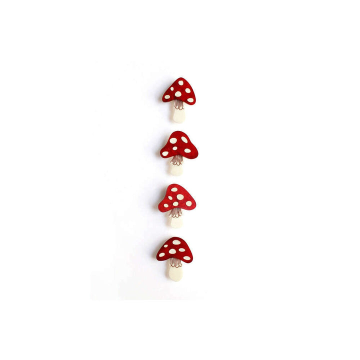 Set of 4 Mushroom Button Covers by Laliblue – view 3