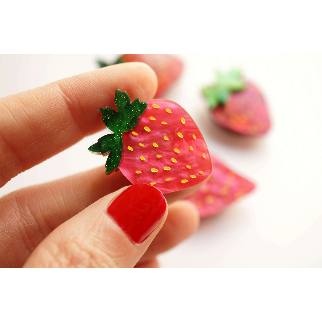 Set of 4 Strawberry Button Covers – view 5
