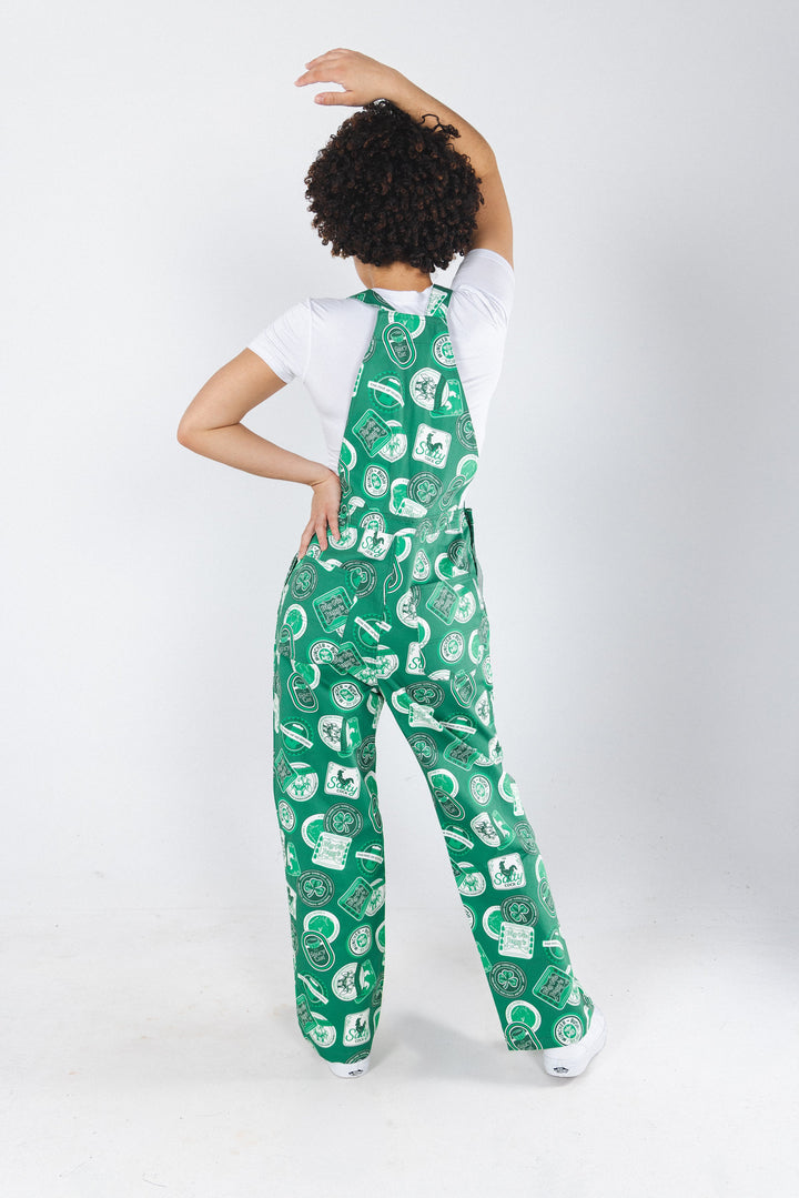 The Irish Pub | Green Irish Coasters Unisex Overalls
