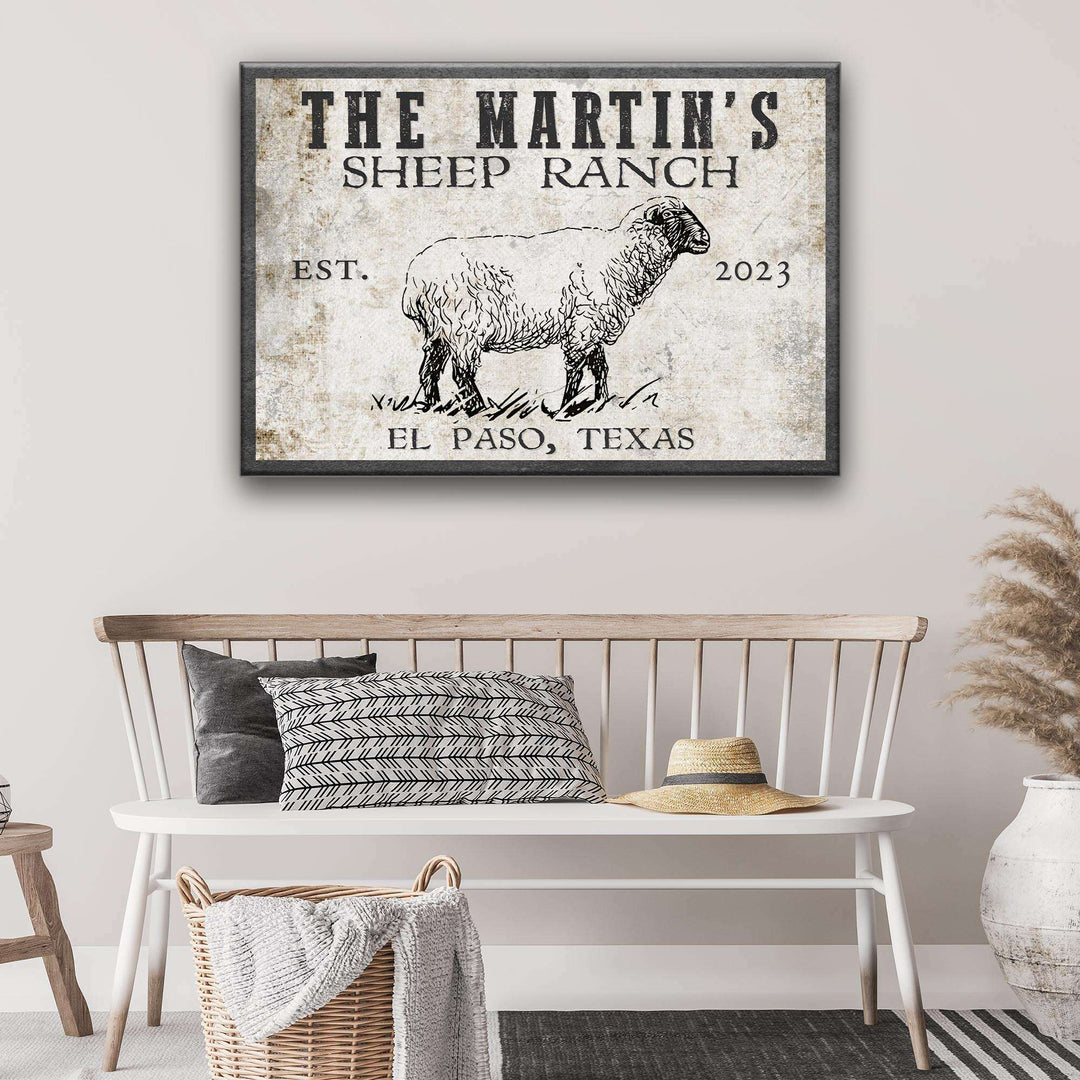 Sheep Ranch Sign II