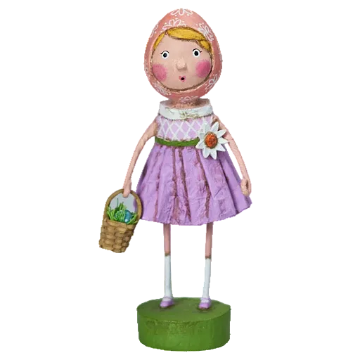 shelly easter figurine by lori mitchell