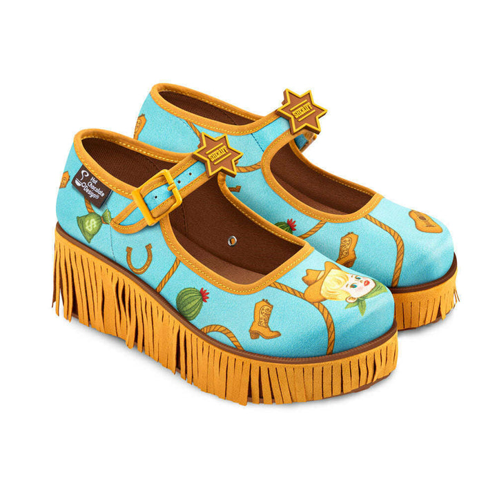 Sheriff Women's Mary Jane Platforms