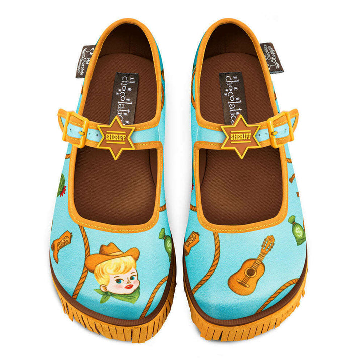 Sheriff Women's Mary Jane Platforms
