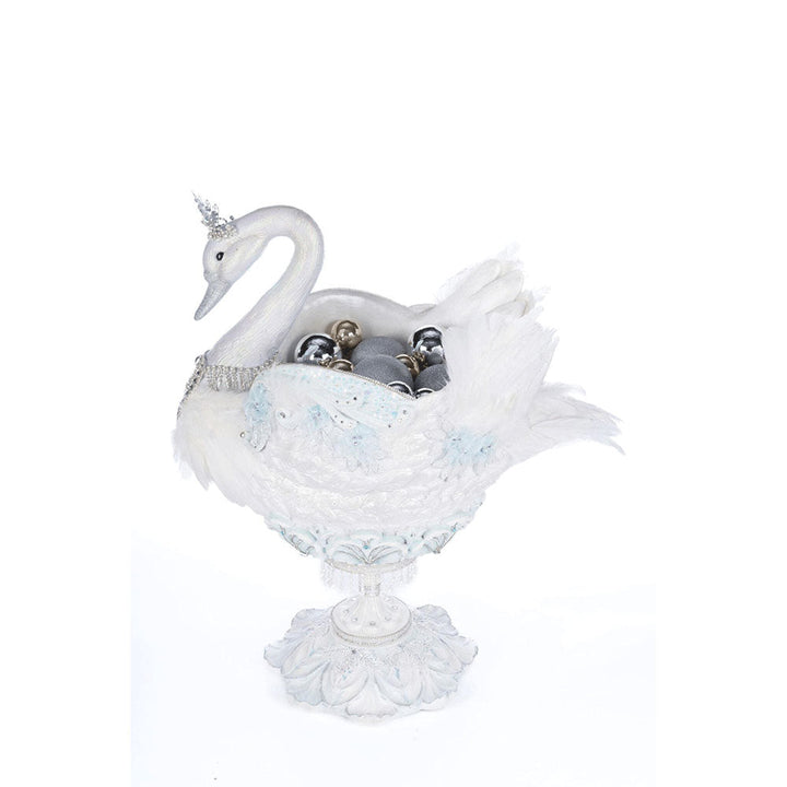 Shimmering Swan Bowl by Katherine's Collection image 5