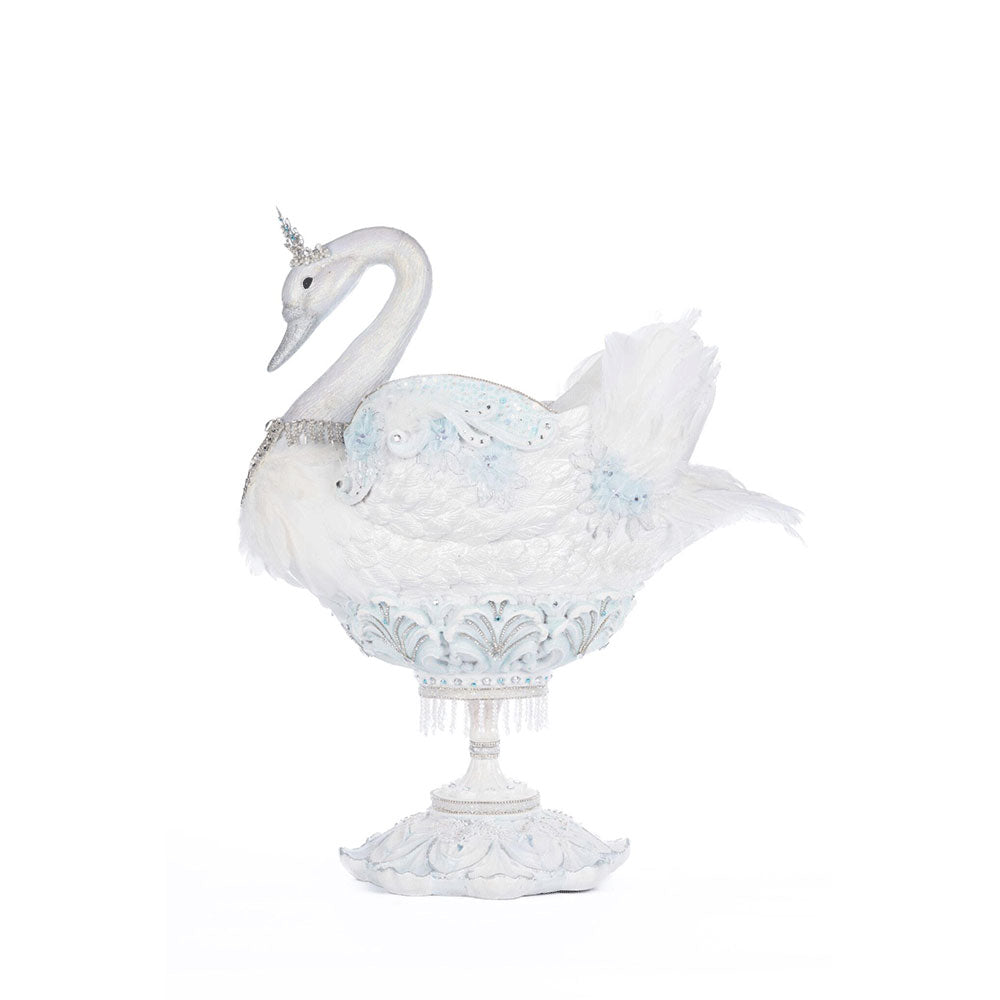 Shimmering Swan Bowl by Katherine's Collection image