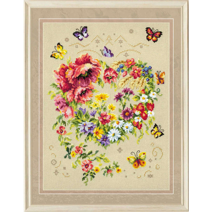 Shine of Your Heart 100-144 Counted Cross-Stitch Kit