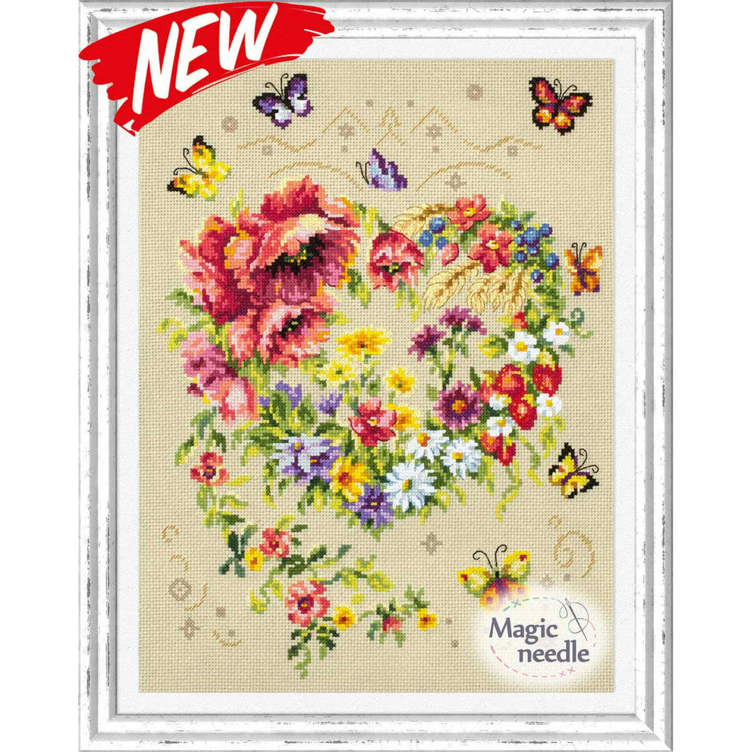 Shine of Your Heart 100-144 Counted Cross-Stitch Kit
