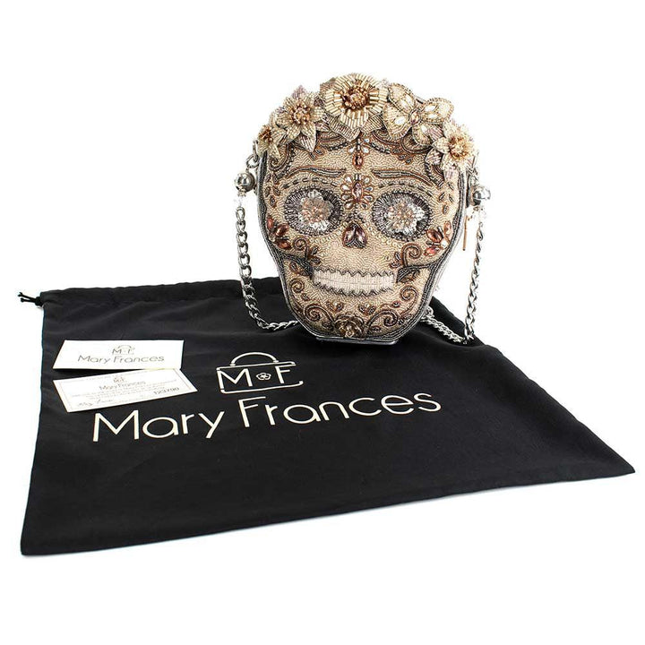 Shining Skull Crossbody Handbag by Mary Frances image 8