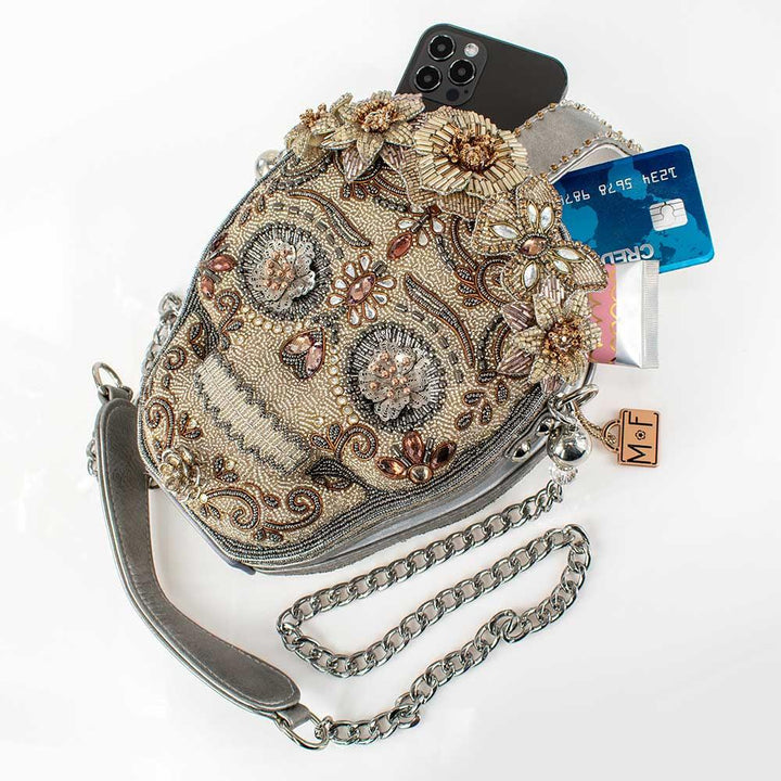 Shining Skull Crossbody Handbag by Mary Frances image 9