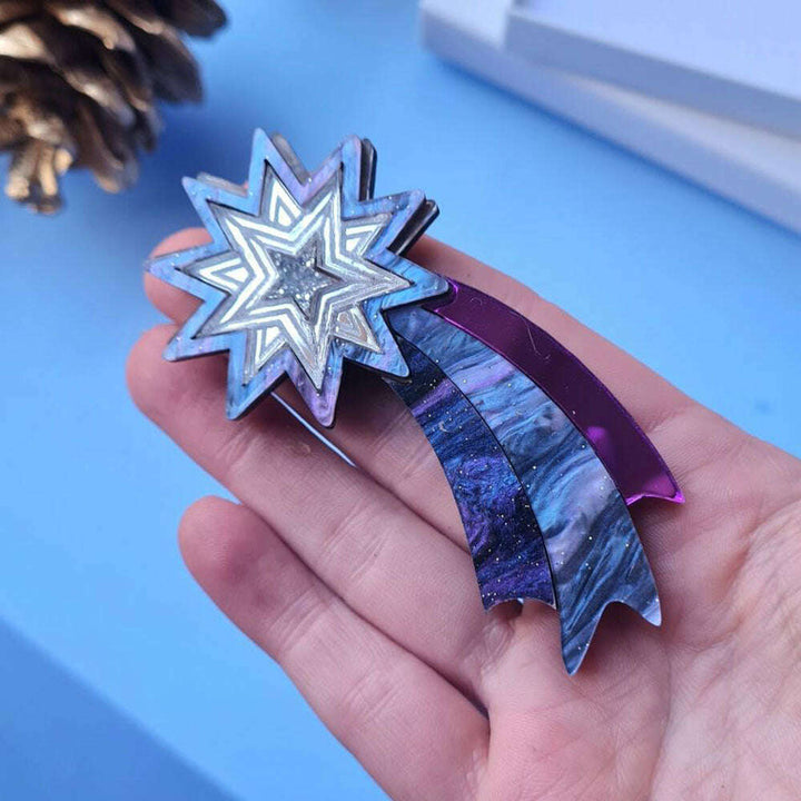 Shooting Star Necklace by Cherryloco Jewellery 4