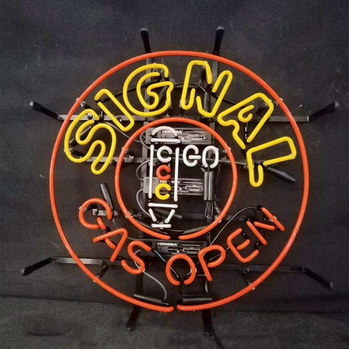 Signal Gas Open Neon Signs Light
