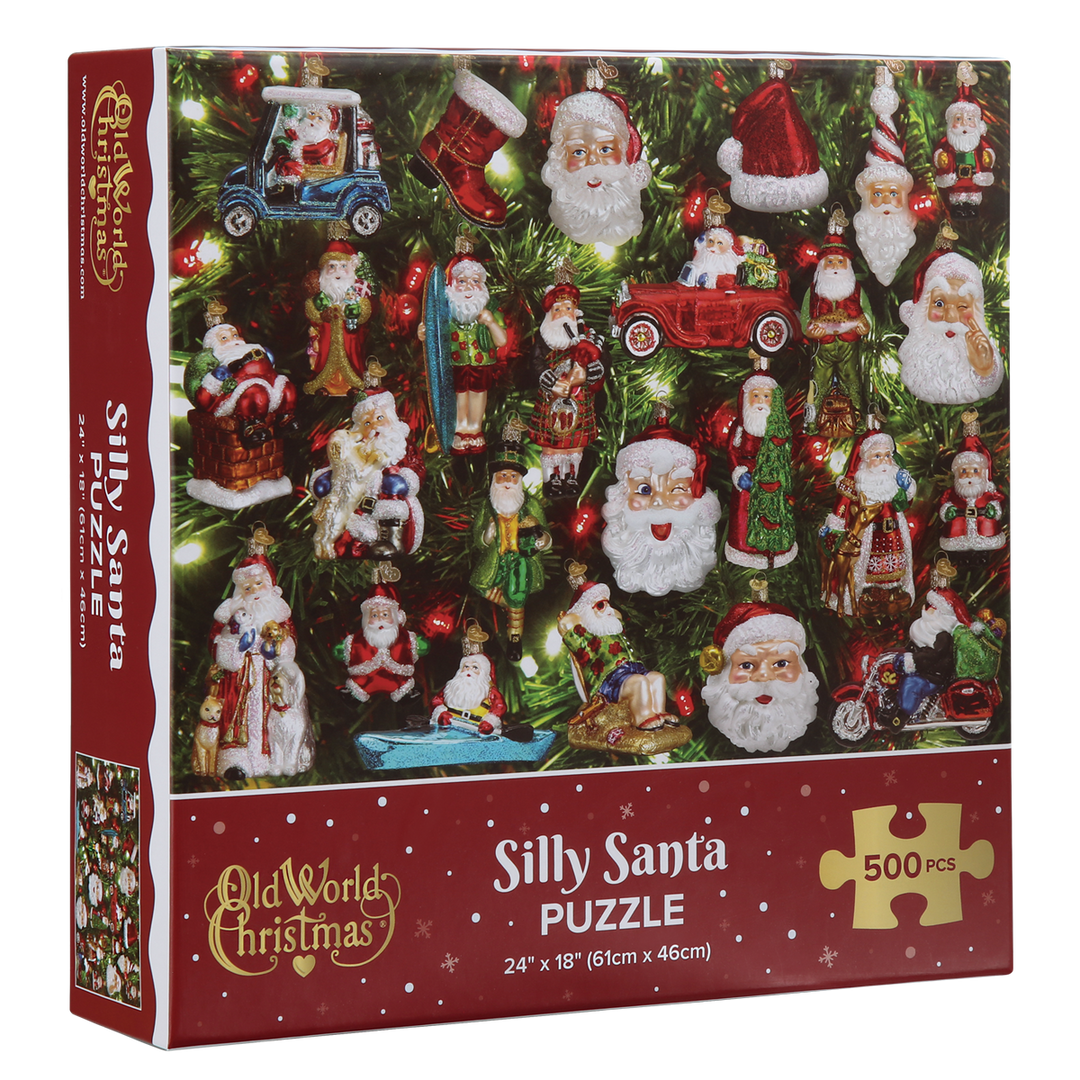Old World Christmas Silly Santa Puzzle