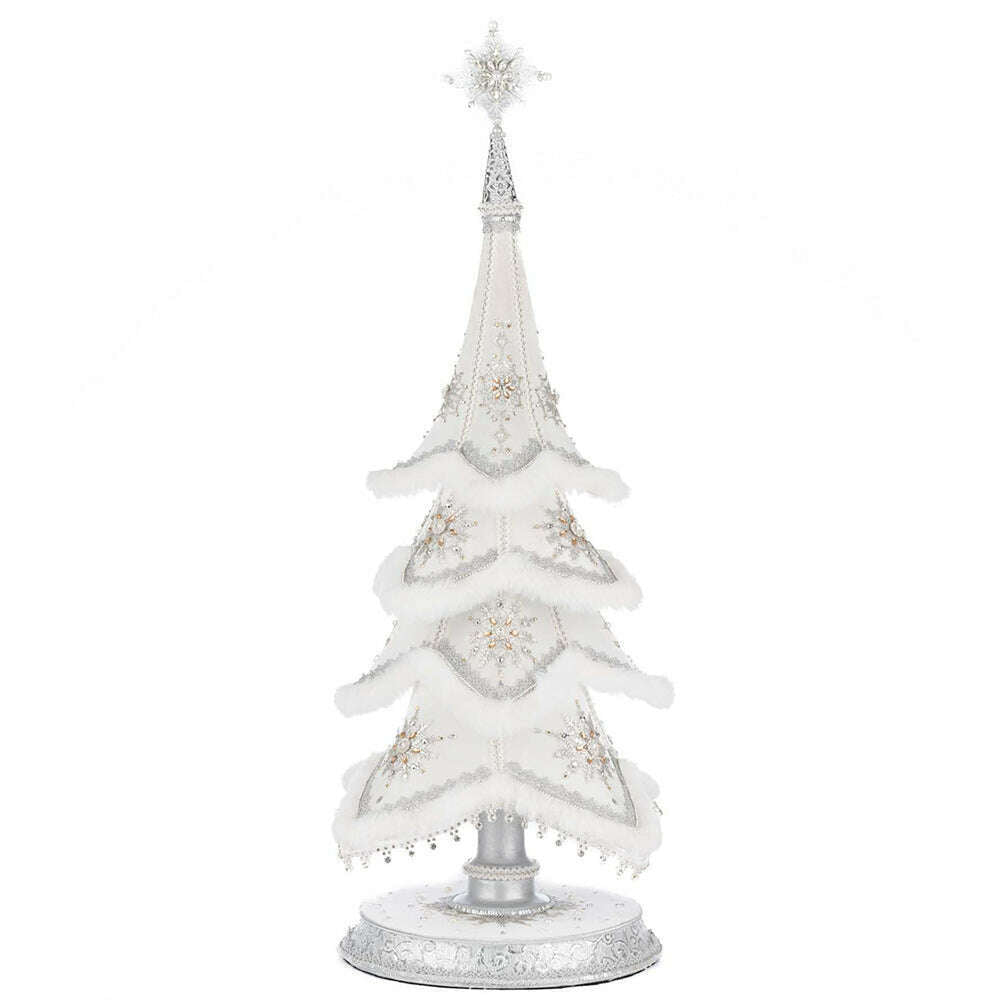 Silver Bells of Brilliance Tabletop Tree by Katherine's Collection image