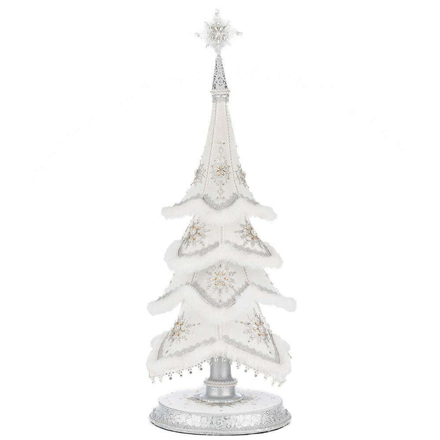 Silver Bells of Brilliance Tabletop Tree by Katherine's Collection image